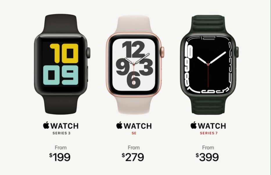 Умные часы Apple Watch Series 3, дисплей и корпус