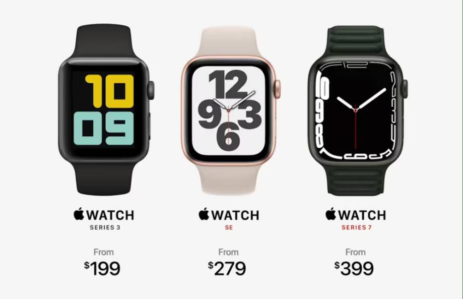 Умные часы Apple Watch Series 3, дисплей и корпус