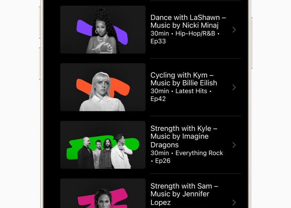 Apple Fitness Plus Artist Spotlight 09142021