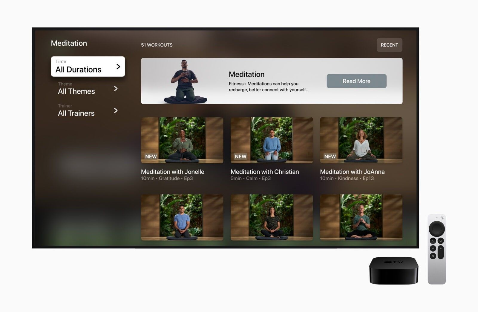 Сервис Apple Fitness+ заработает в России 11 Apple Fitness Plus Meditation TV 09142021