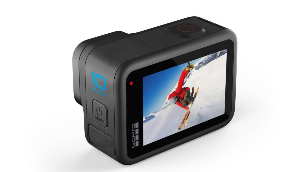 Экшн-камера GoPro HERO 10 с задним экраном и кнопками
