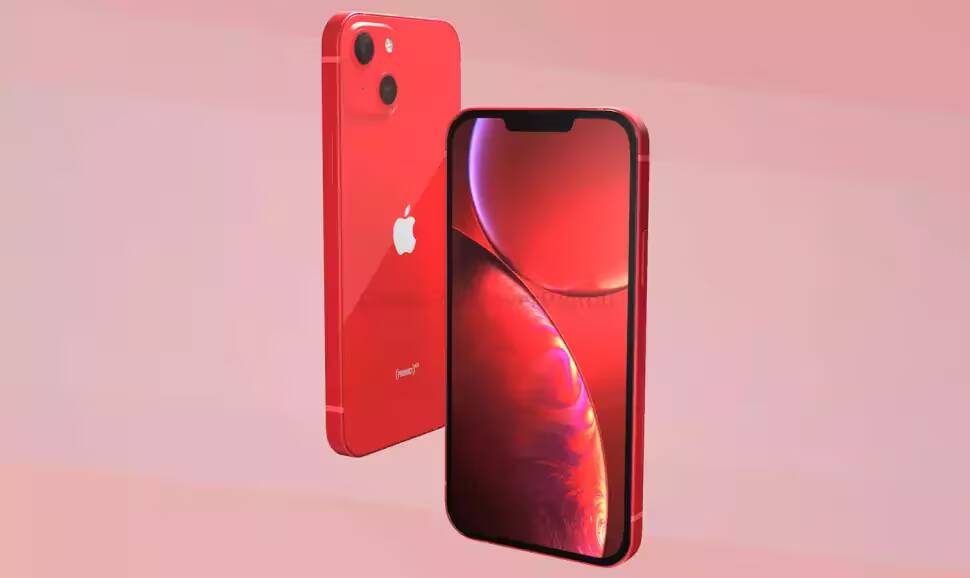 Всё, что мы знаем об iPhone 13: дата выхода, цена, характеристики и утечки 5 Красный iPhone 13 с передним экраном и задней камерой