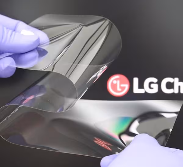 LG Chem foldable display cover film