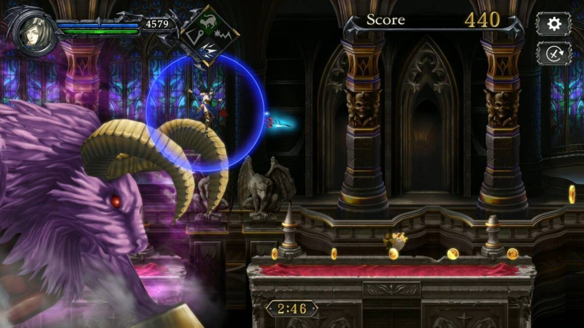 Экран игры Apple Arcade с персонажами и таймером
