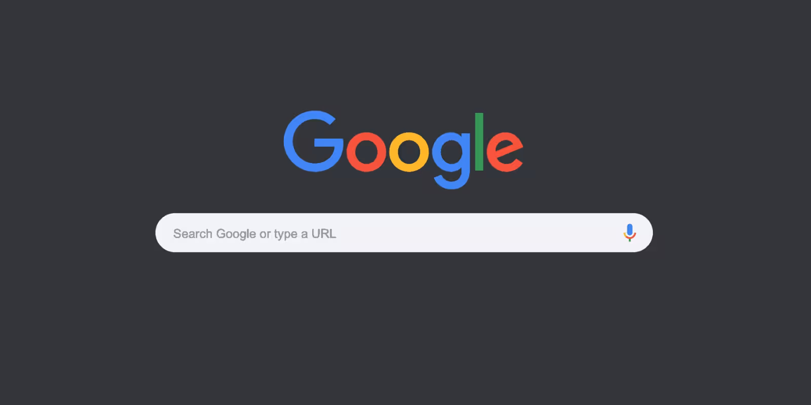google search dark mode