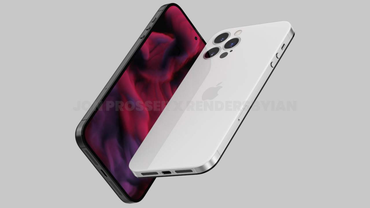 В iPhone 14 будет отверстие для камеры и FaceID 3 iphone 14 render 1280x720 1