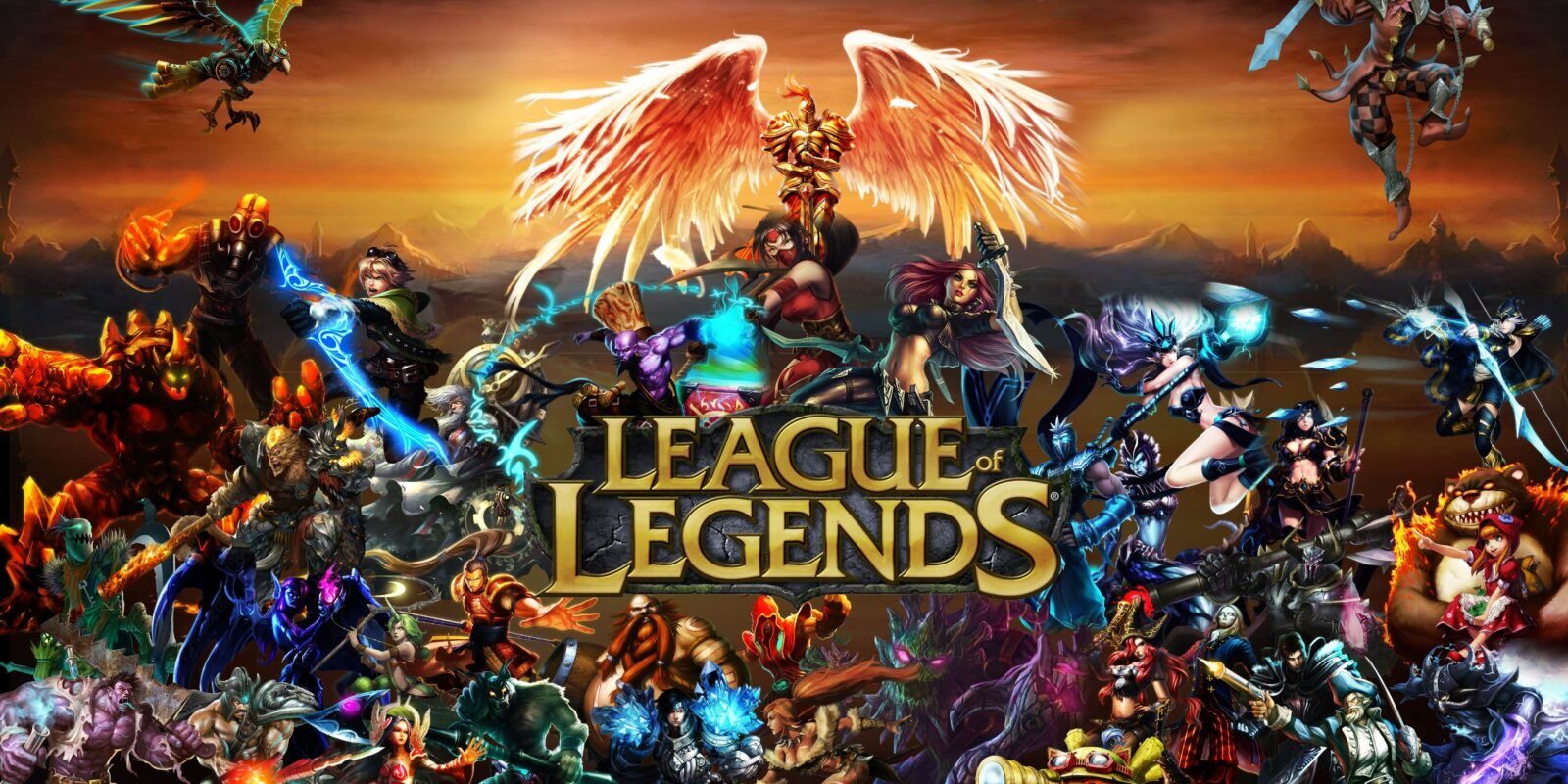 League of Legends ужесточает политику по отношению к игрокам, злоупотребляющим AFK 4 league of legends characters poster 5000x3000 xtrafondos.com