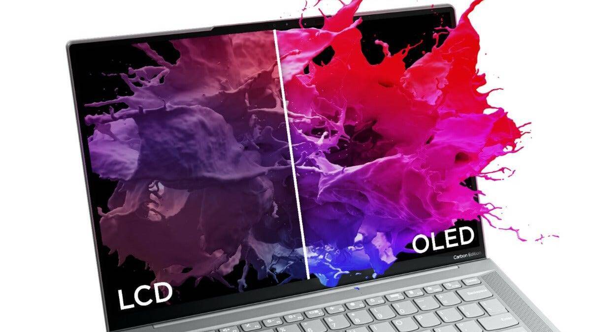 Ноутбук Lenovo с дисплеем OLED и LCD разделением
