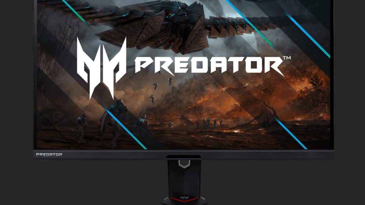Игровой монитор Acer Predator XB273UNV с дисплеем и ножками