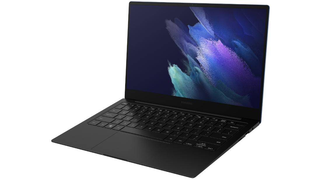 Ноутбук Samsung Galaxy Book Pro с дисплеем и клавиатурой