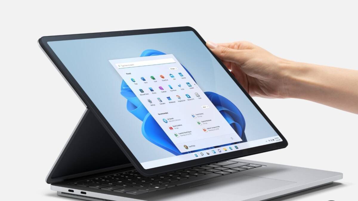Планшет Surface Laptop Studio с клавиатурой и стилусом