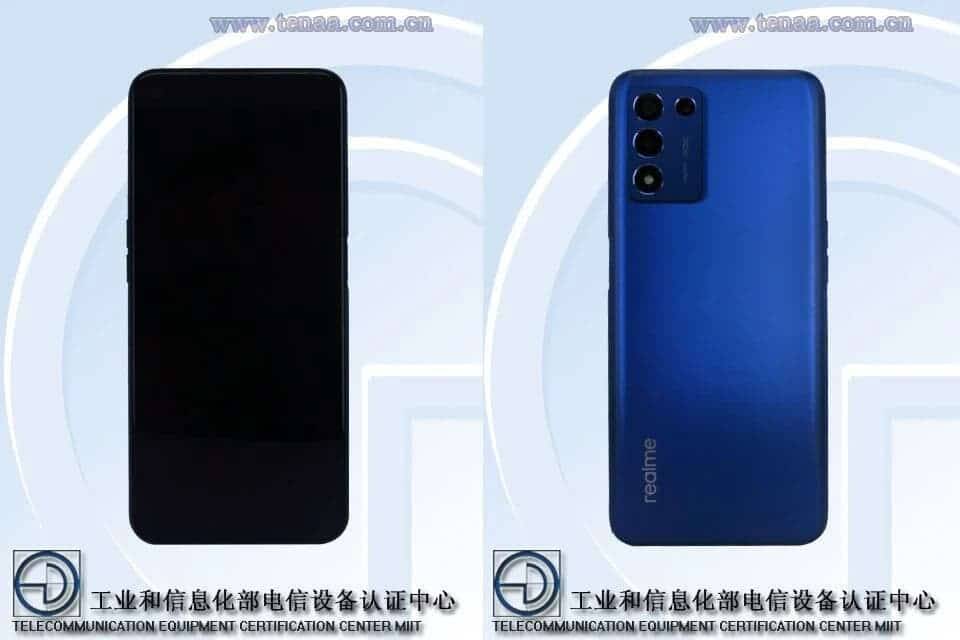 Передняя и задняя часть смартфона Realme Q3s изображение