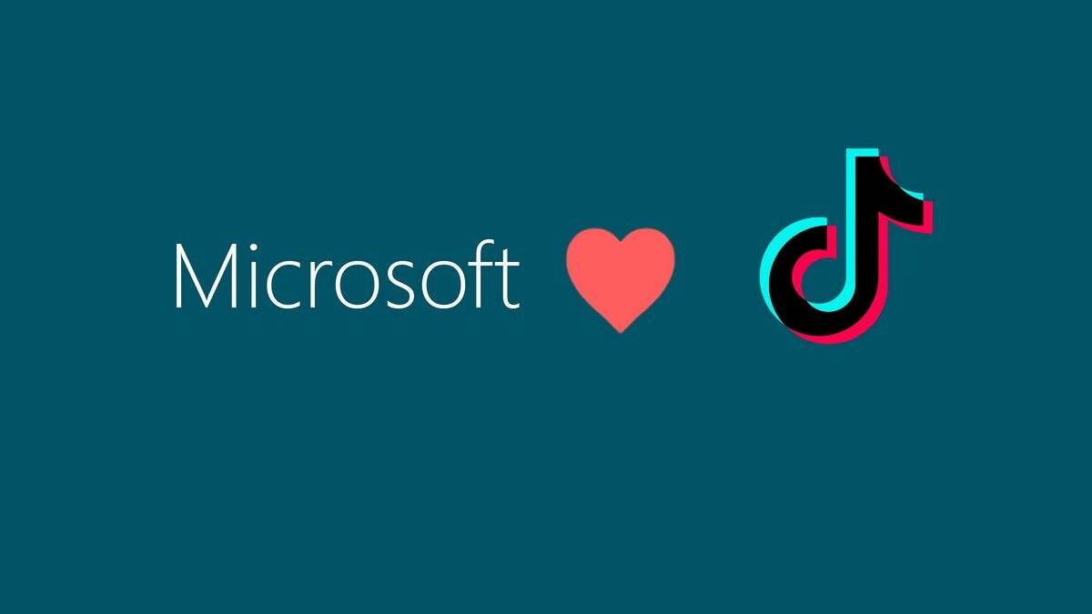 CEO Microsoft рассказал о прошлогодней сорванной сделке с ByteDance касательно покупки TikTok 3 Текстовое изображение с названием Microsoft и логотип TikTok