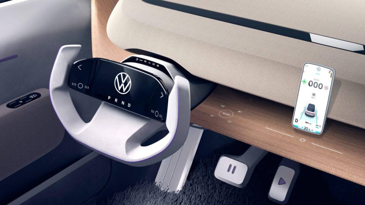 Интерфейс и дисплей концепт-кар Volkswagen ID.Life