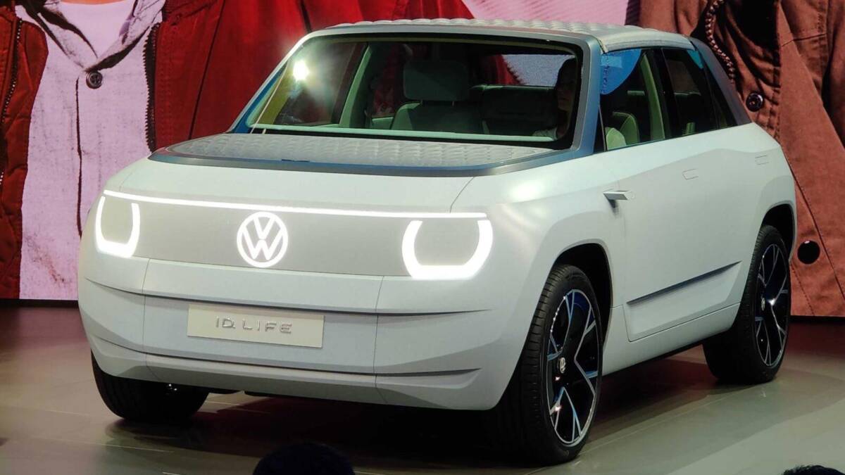 Электромобиль Volkswagen ID.Life концепт с передней частью