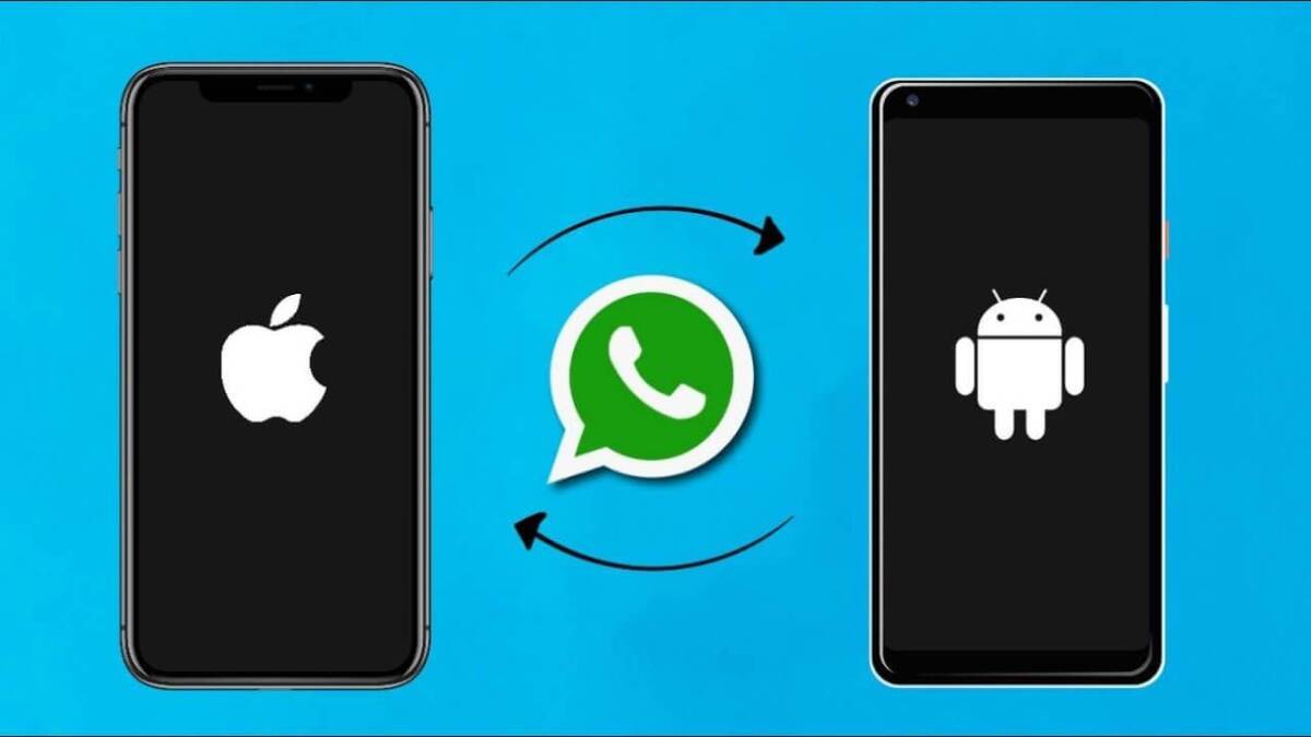 WhatsApp перестанет работать на старых версиях Android, iOS и KaiOS 3 Сравнение iPhone и Samsung на фоне логотипов приложений