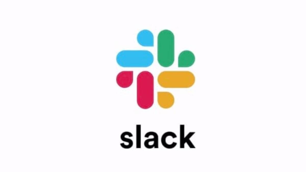 Slack теперь позволяет обмениваться видеосообщениями 4 Логотип Slack с цветными символами и текстом Slack