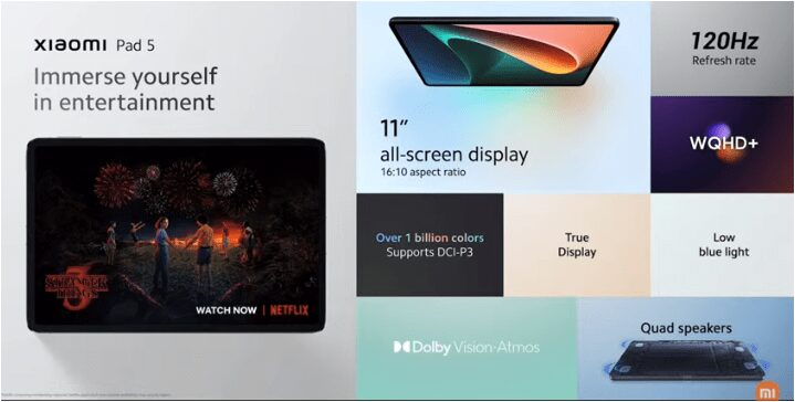 Xiaomi Pad 5 для международного рынка наконец-то представили официально 5 Xiaomi Pad 5