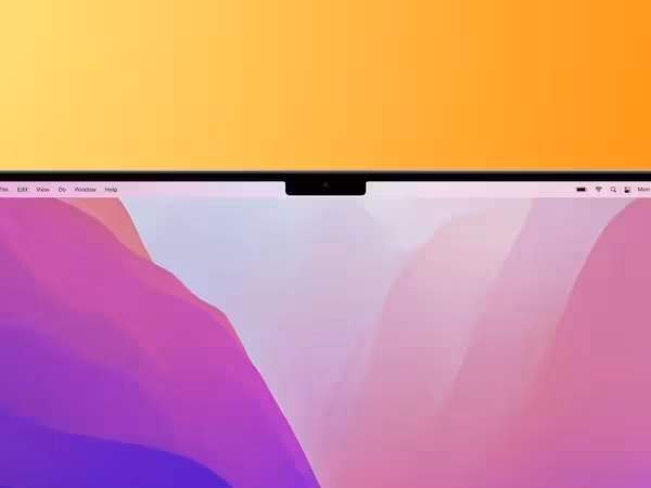 Apple says the notch actually gives more space for content on the new MacBook Pros