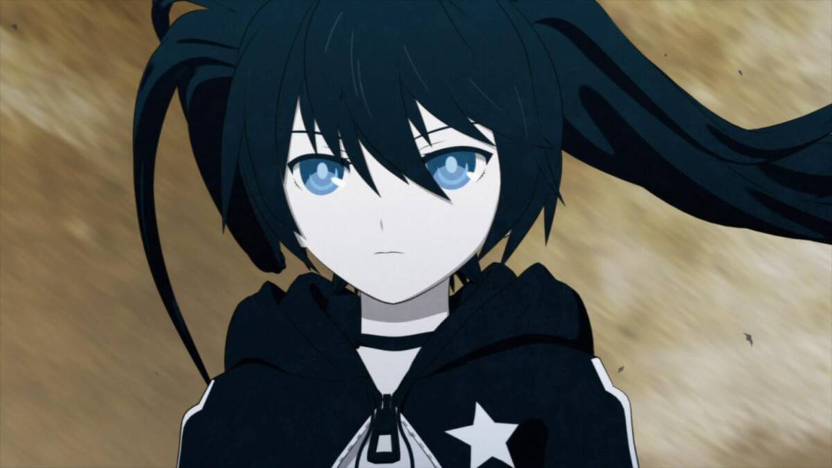 Black Rock Shooter: Dawn Fall — персонаж Black Rock Shooter в полный рост на изображении для игры