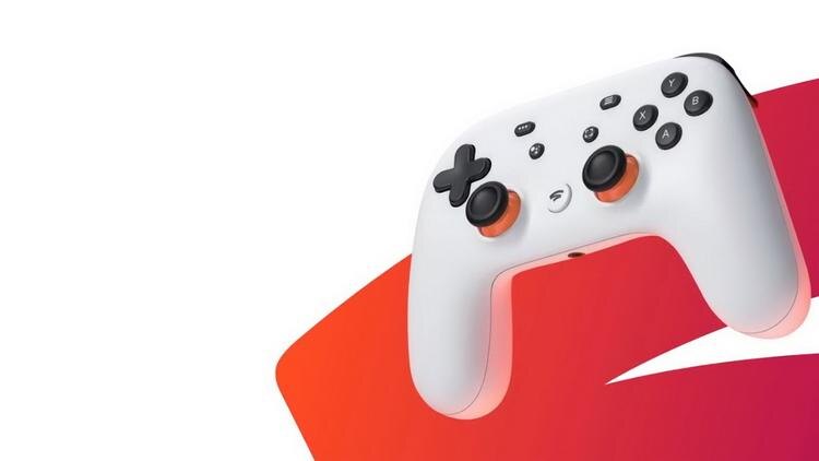 Google Stadia Logo Controller