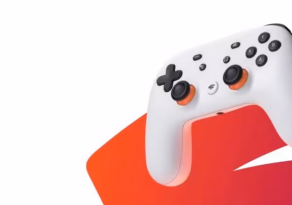 Google Stadia Logo Controller