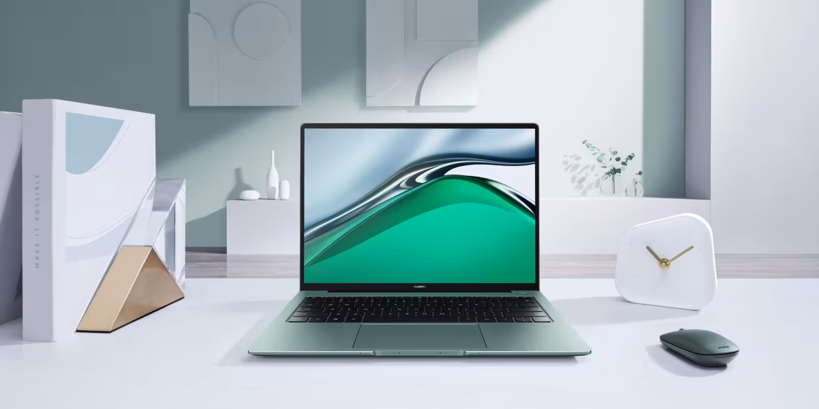 Huawei выпустил премиальный ноутбук MateBook 14s в России 6 MKT MateBook Creative Lifestyle Shot HQ MKT MateBook 14s Green Creative Shot ID Shots2 JPG 20210811