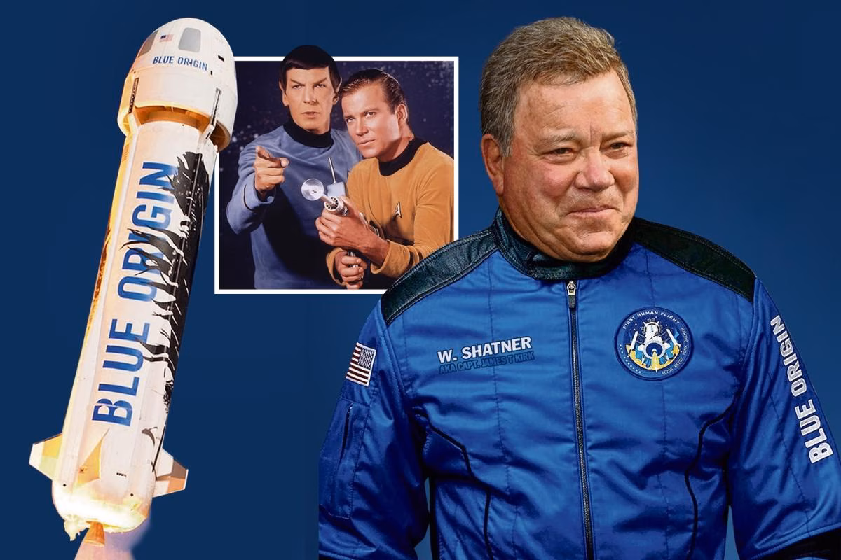 Blue Origin отложила космический полет Уильяма Шатнера до 13 октября 1 ROB COMP SHATNER