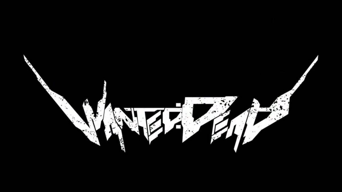Логотип игры Wanted: Dead на черном фоне с белым логотипом в центре