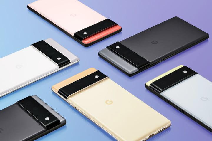 Google Pixel 6 colors. 