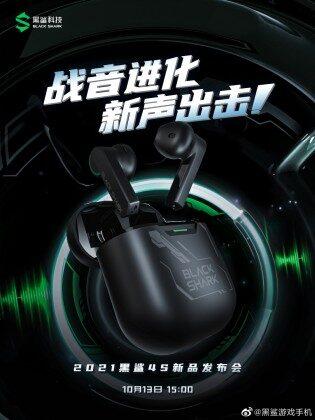 Black Shark 4S Pro выходит сегодня 7 Black Shark's first TWS headset promises super low latency audio