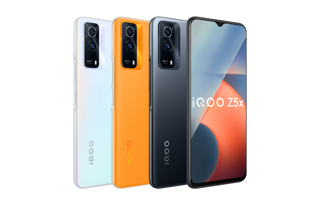 Экран 120 Гц и камера на 50 Мп: представлен смартфон iQOO Z5x 3 iQOO