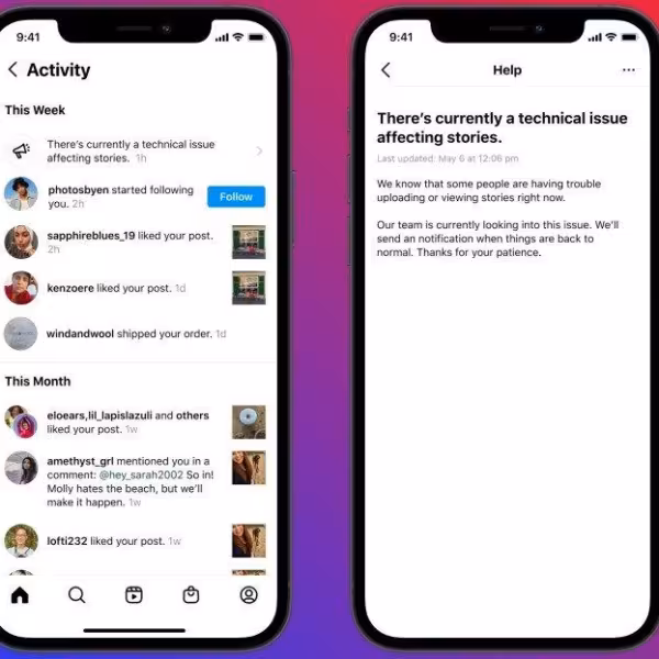 instagram outage alerts