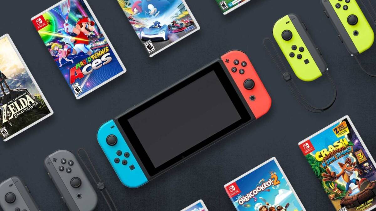 Производство Nintendo Switch осложняется из-за нехватки микросхем 2 Планшет Nintendo Switch и игровые картриджи на поверхности