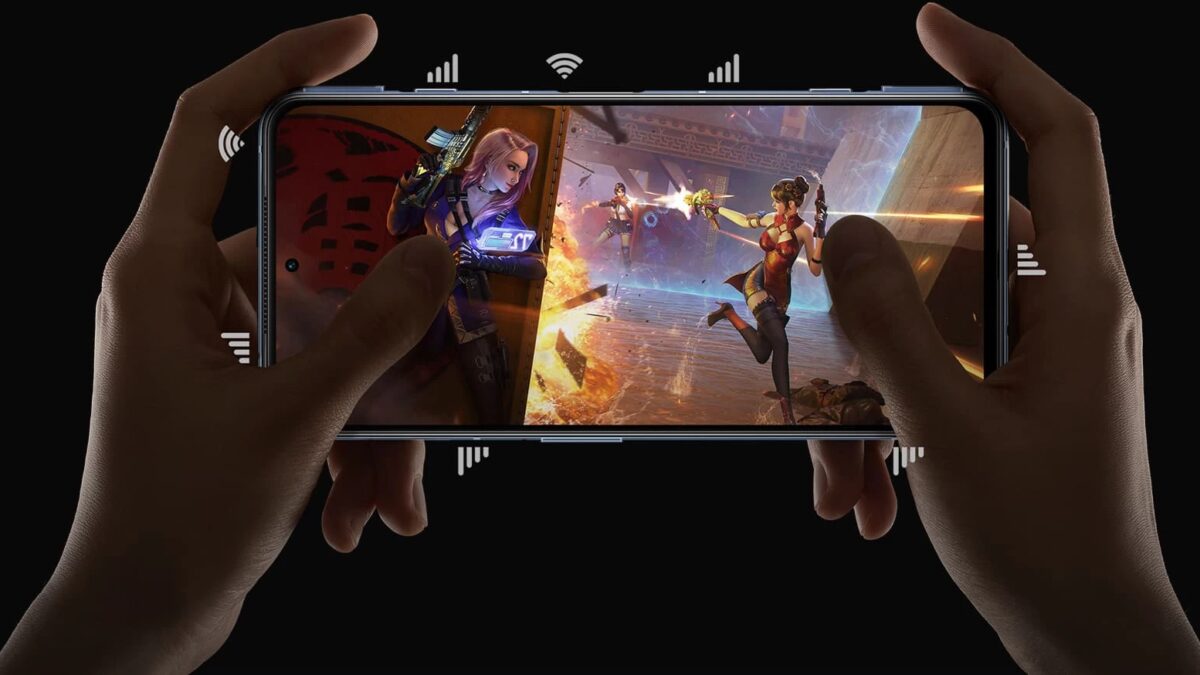 Xiaomi Black Shark 4S Pro — самый мощный Android-смартфон 2021 года 5 Вид смартфона realme GT 8 Pro с крупной камерой и ярким дизайном в зеленом цвете