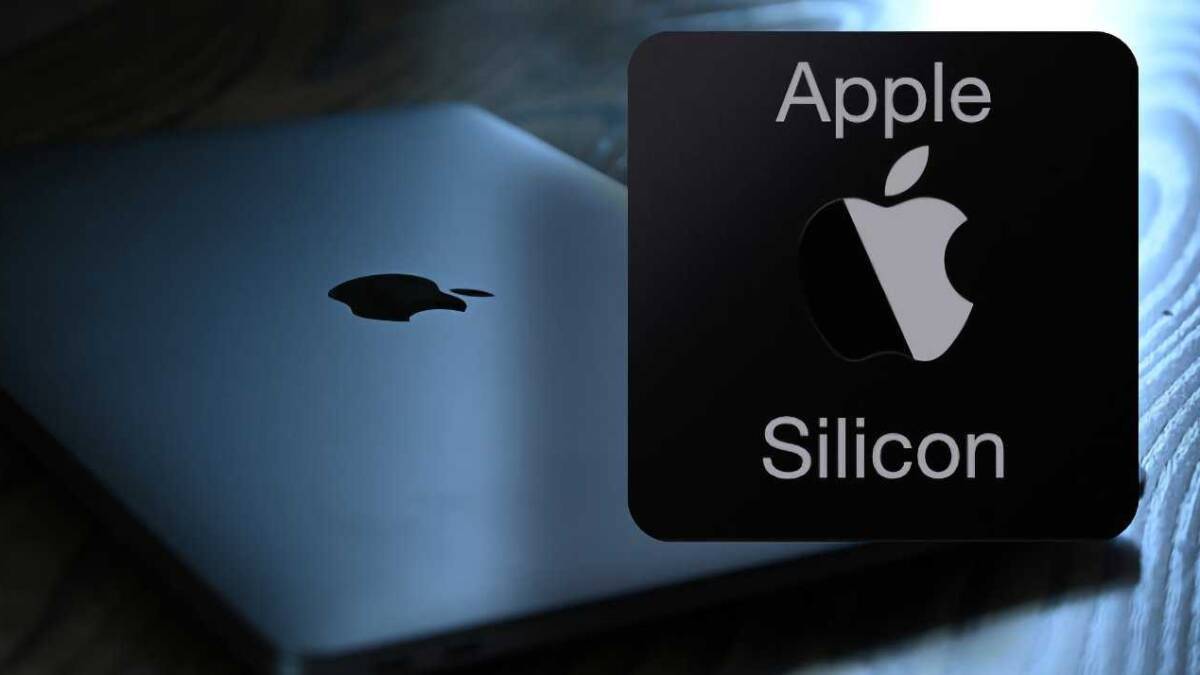 Задняя панель ноутбука MacBook Air с логотипом Apple