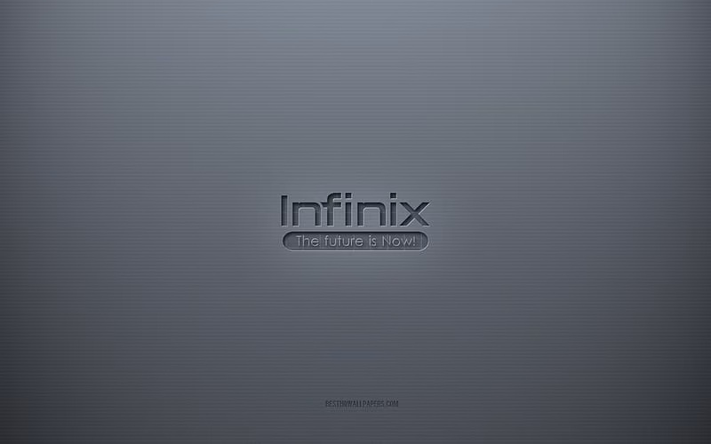 HD wallpaper infinix mobile logo gray creative background infinix mobile emblem gray paper texture infinix mobile gray background infinix mobile 3d logo