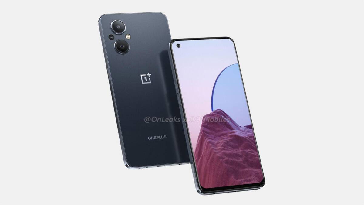 Скриншот смартфона OnePlus Nord N20 5G с задней и передней стороны