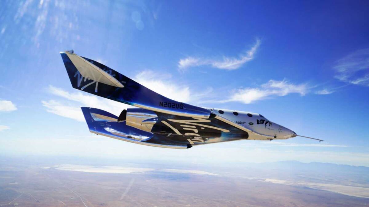 Virgin Galactic продала 100 билетов для космического тура 7 Космический туристический корабль Virgin Galactic в полёте