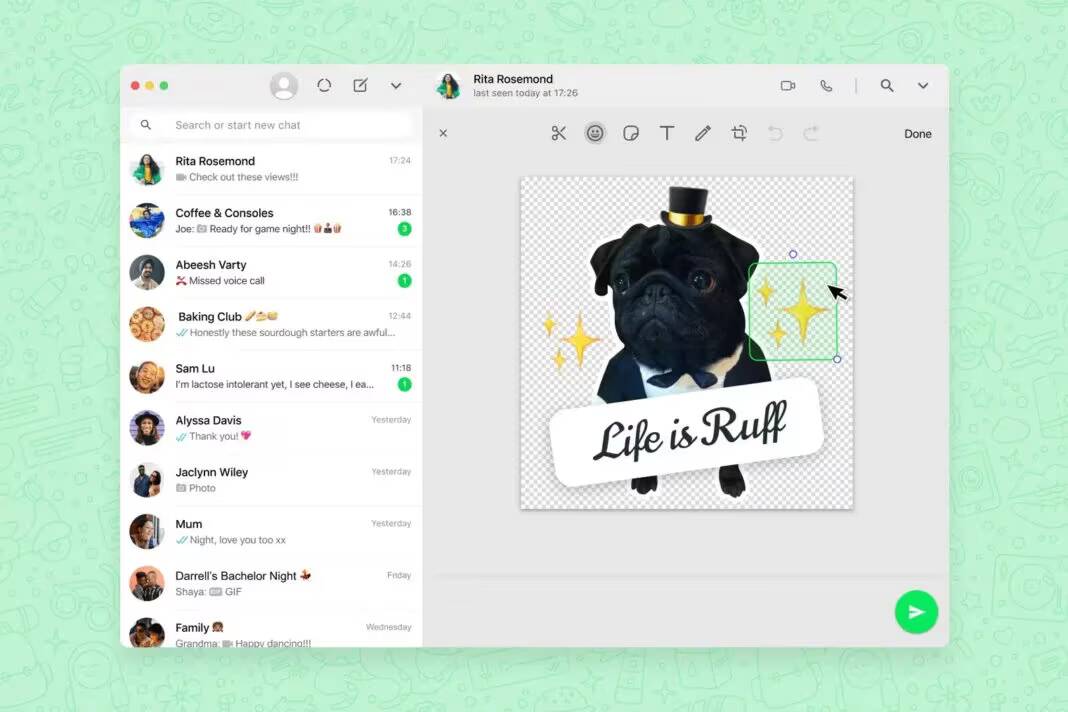 В веб-версии WhatsApp появилась возможность создавать стикеры 1 whatsapp-sticker-maker-1068x712-2846121
