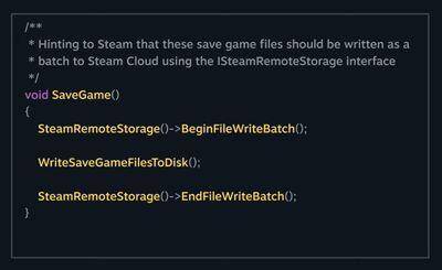 Valve рассказала больше подробностей про Steam Deck 10 Программный код для сохранения файлов Steam Deck на C++
