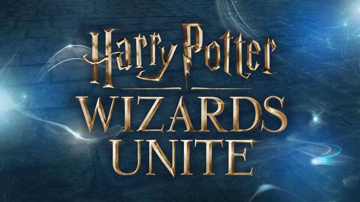Логотип Harry Potter: Wizards Unite с магической аурой на фоне, анонс перед завершением игры Niantic