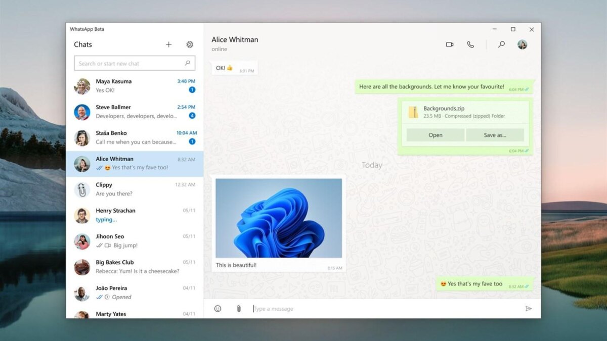 Whatsapp for Windows