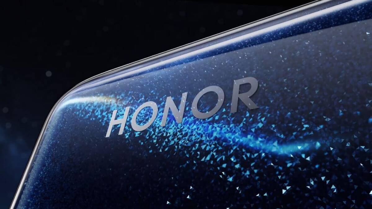 Экран смартфона Honor 60 со светящимся дизайном