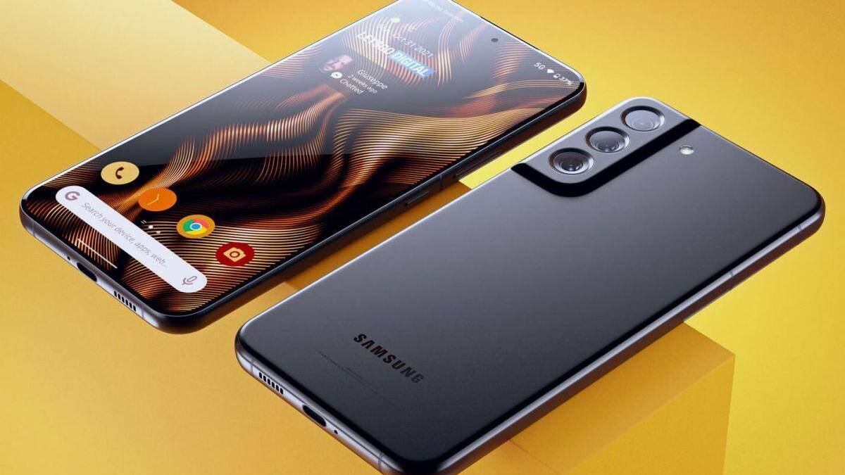 Samsung Galaxy S22: смартфон с модулями камер на задней панели крупным планом