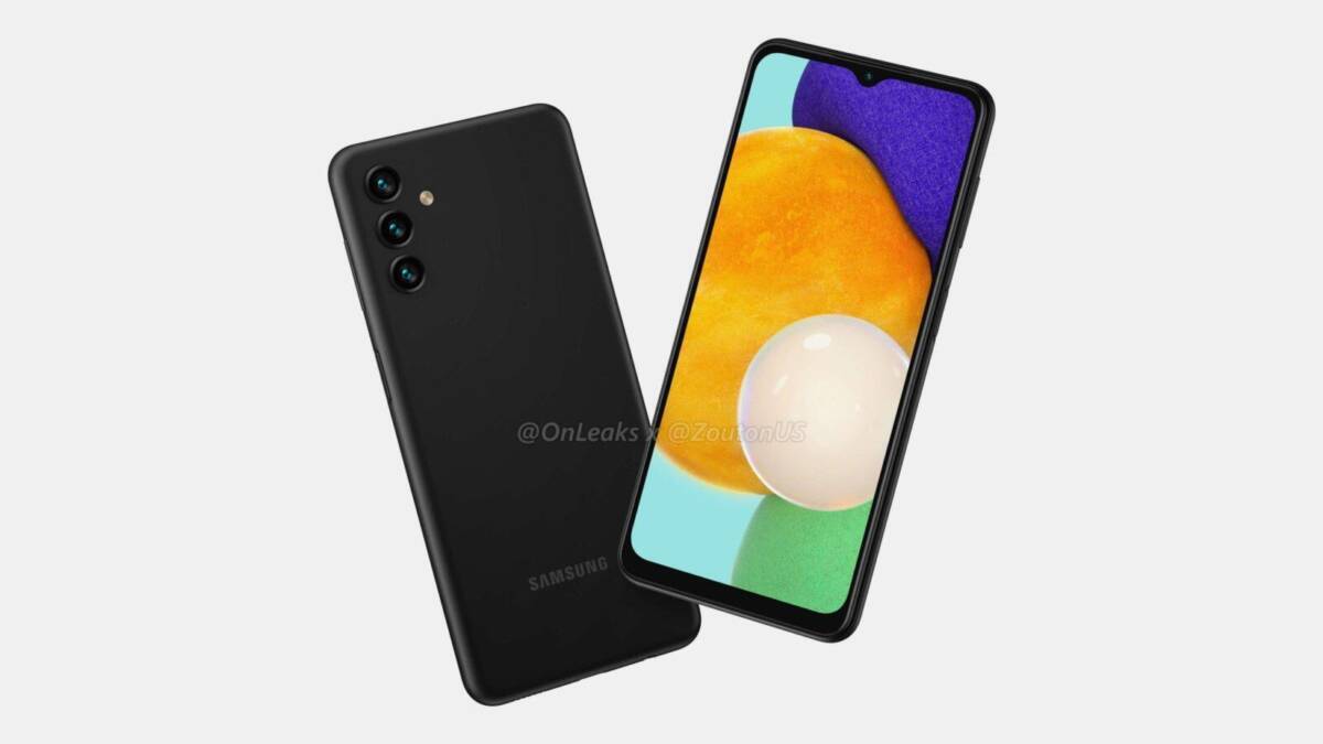Смартфон Samsung Galaxy A13 5G сзади и спереди