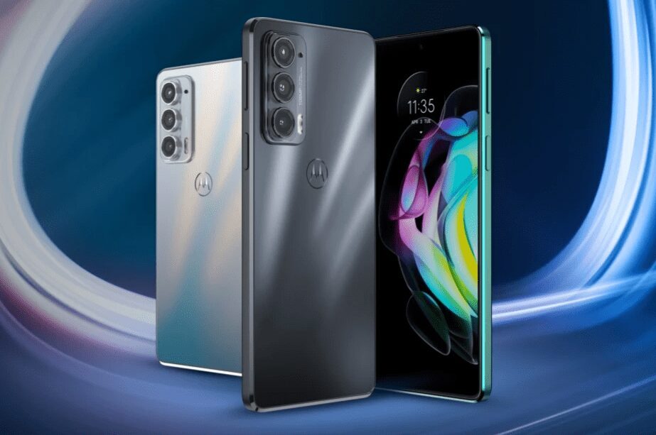 смартфон Motorola Edge 20 с тремя камерами сзади и большим дисплеем