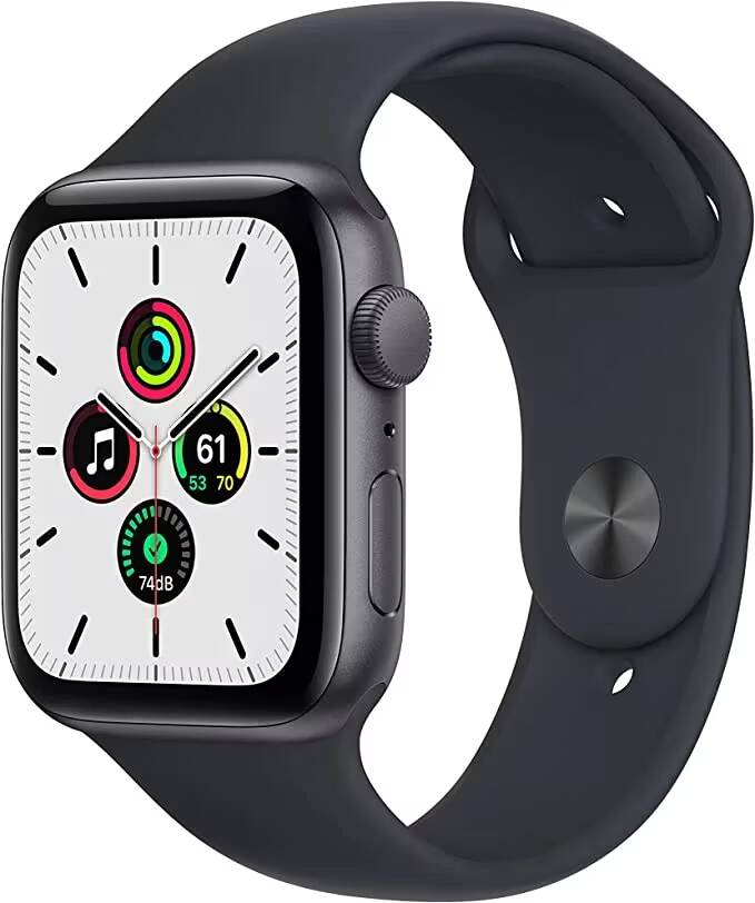 AirPods Pro 2 и три модели Apple Watch выйдут осенью 2022 года 2 Умные часы Apple Watch Series 8 с черным ремешком и дисплеем