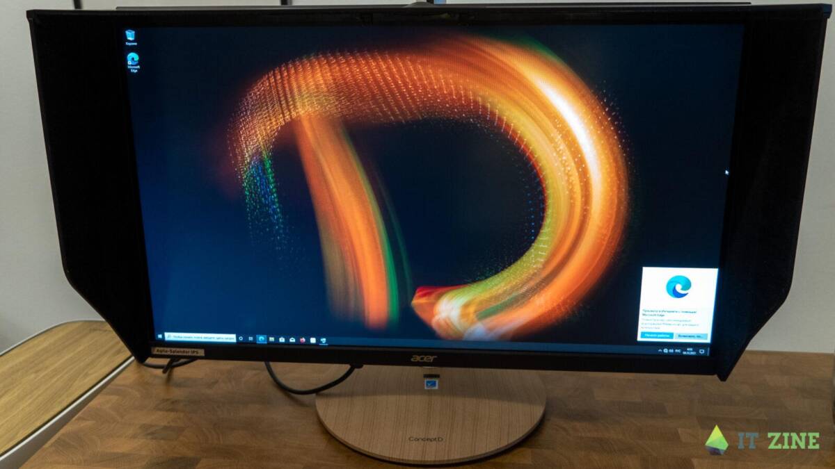 Монитор Acer ConceptD CP3271U с дисплеем и рамкой