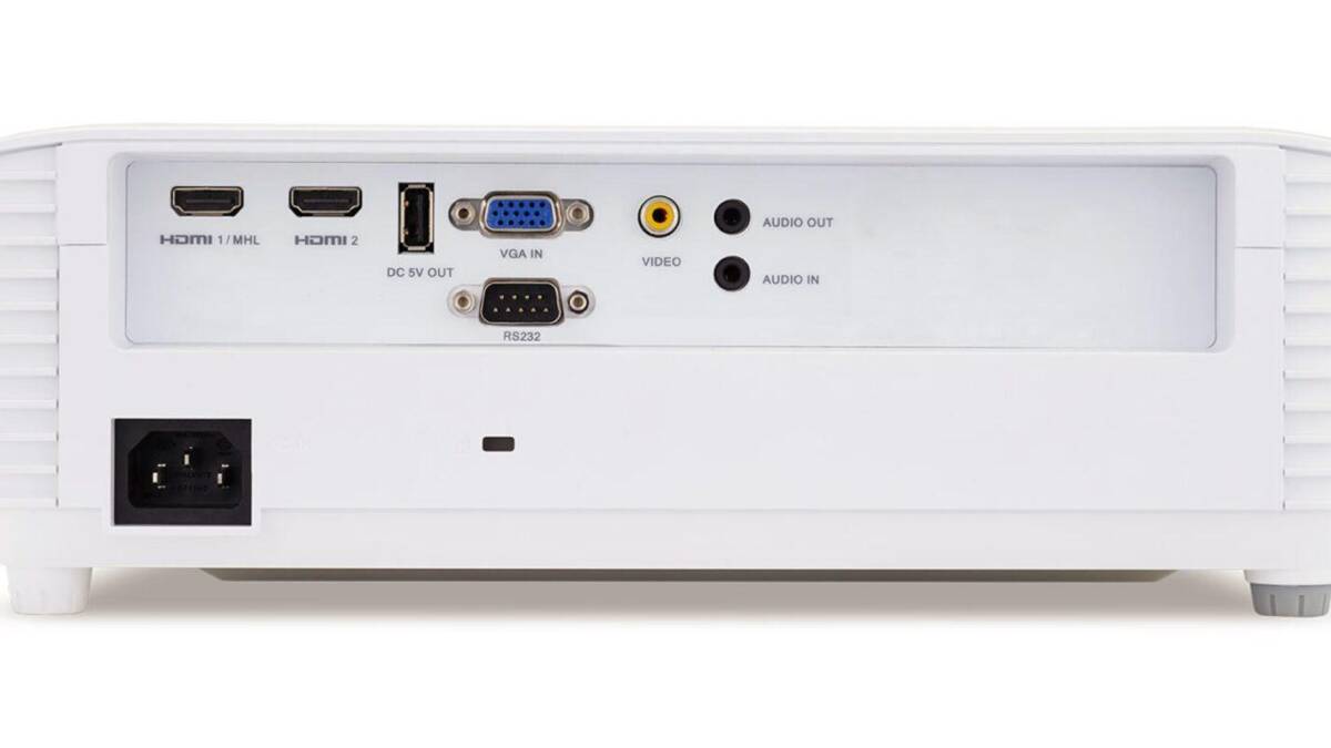 Домашний кинотеатр: Acer представит в России новый проектор H6523BDP с поддержкой 3D 5 Интерфейсные разъемы проектора Acer H6523BDP с разъемами HDMI VGA и аудио выхода